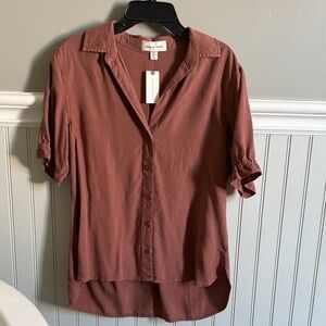Cloth & Stone Rust Blouse